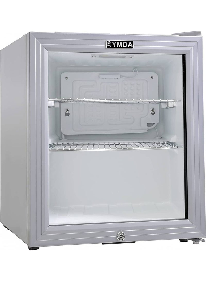 واي أم دي أيه ثلاجة صغيرة بباب زجاجي من YMDA سعة 49 لترًا - Image 1